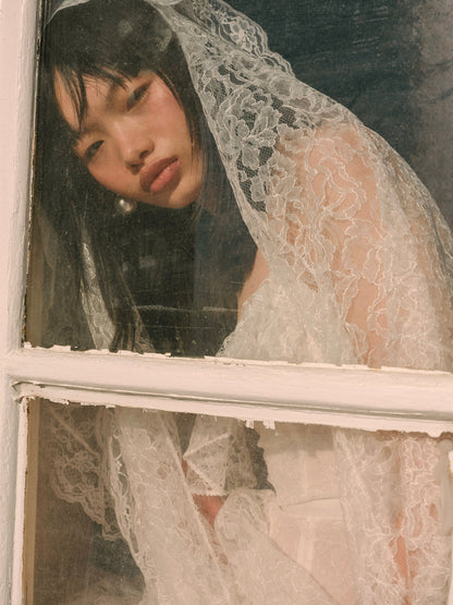 For Love and Lemons - Juno Veil - White