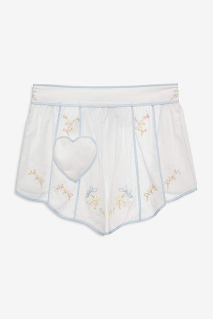 For Love and Lemons - Baby Bows Apron - White