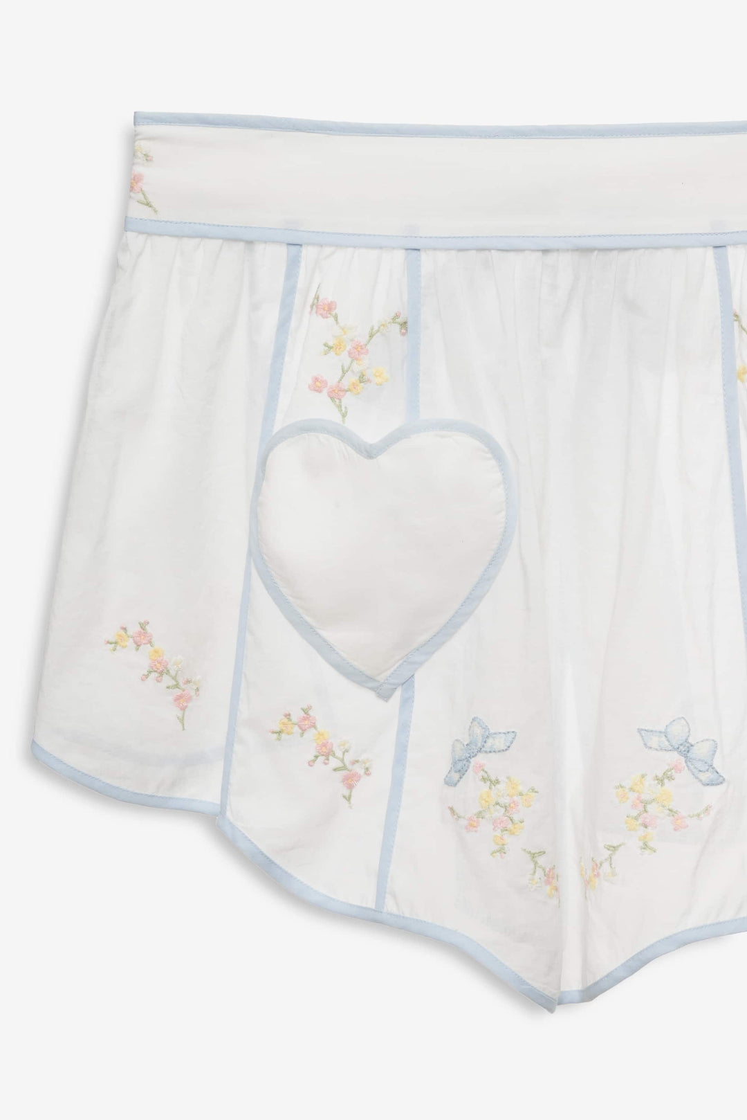 For Love and Lemons - Baby Bows Apron - White