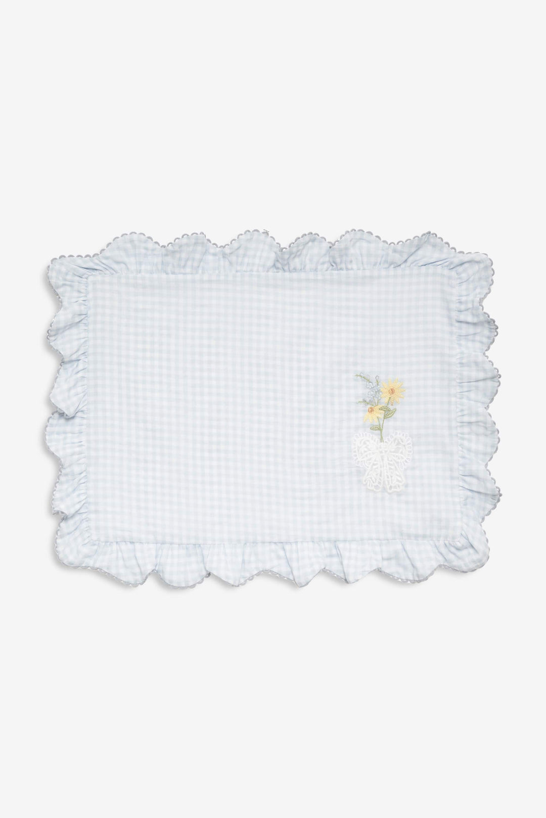 For Love and Lemons - Bluebell Gingham Placemats - Blue