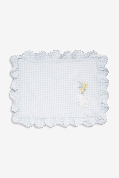 For Love and Lemons - Bluebell Gingham Placemats - Blue