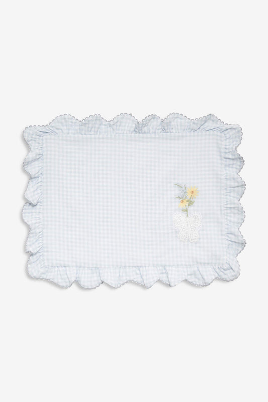 For Love and Lemons - Bluebell Gingham Placemats - Blue