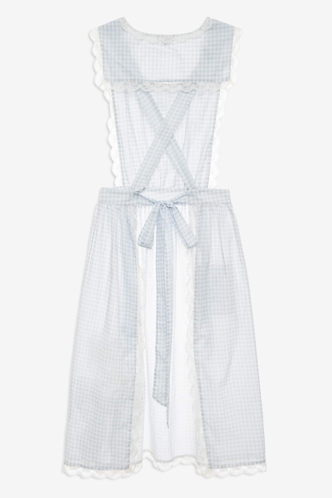 For Love and Lemons - Bluebell Gingham Apron - Blue