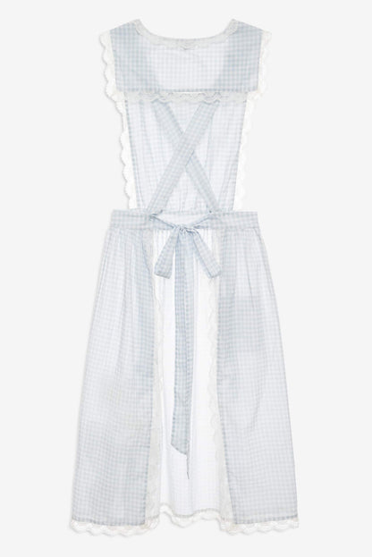 For Love and Lemons - Bluebell Gingham Apron - Blue
