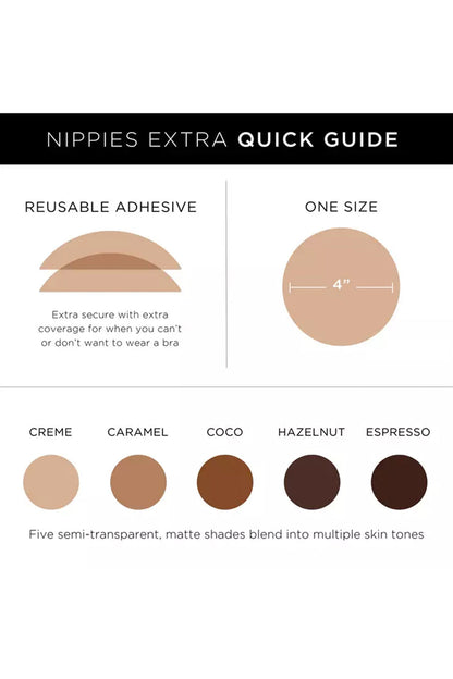 For Love and Lemons - Nippies Skin Adhesive Covers - Caramel