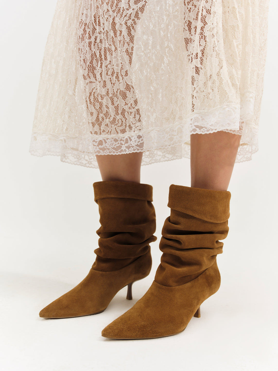 For Love and Lemons - Verbana Slouch Boot - Brown