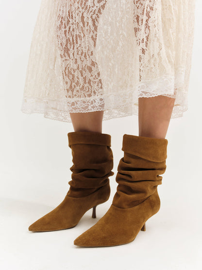 For Love and Lemons - Verbana Slouch Boot - Brown