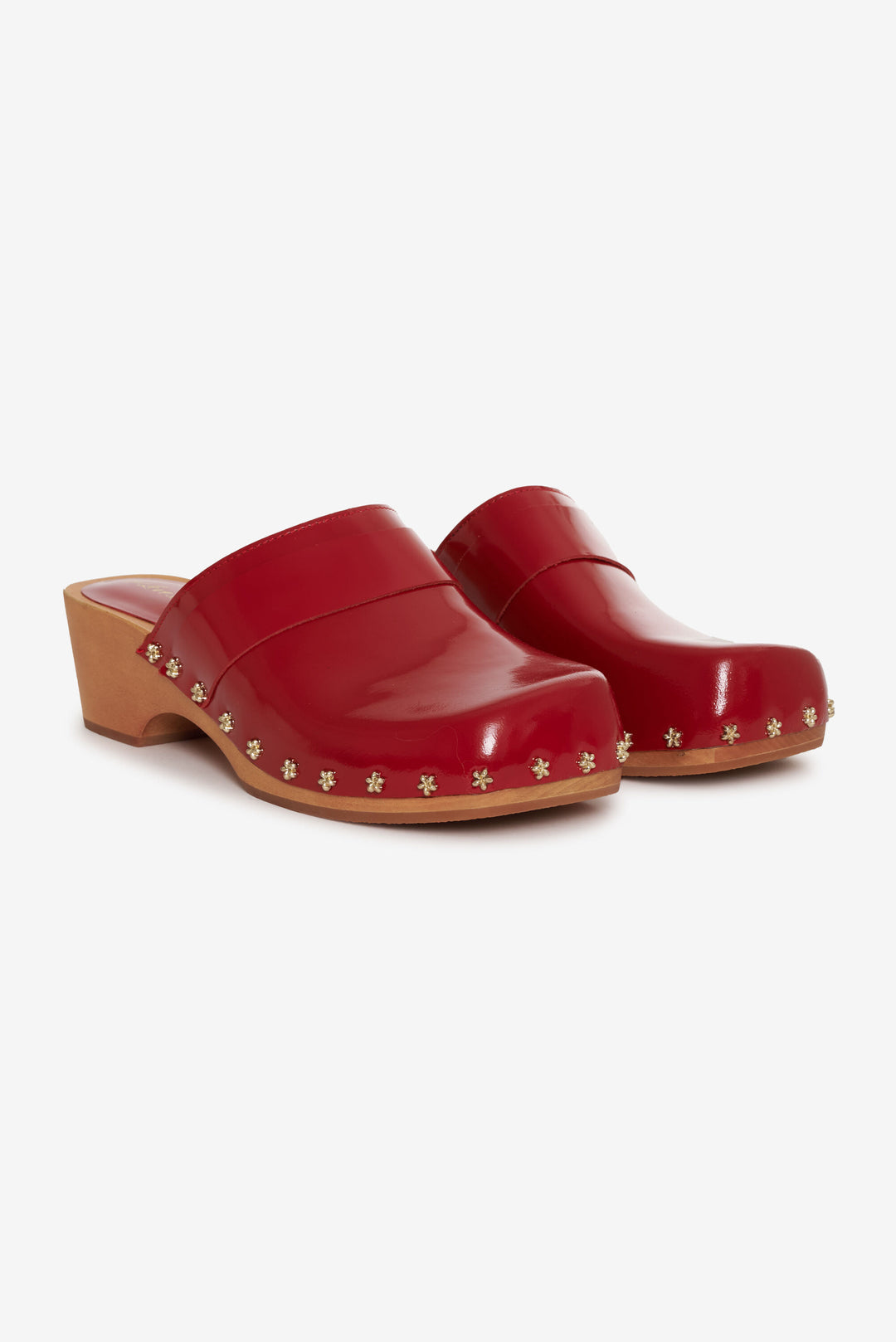 For Love and Lemons - Adahlia Clog - Red