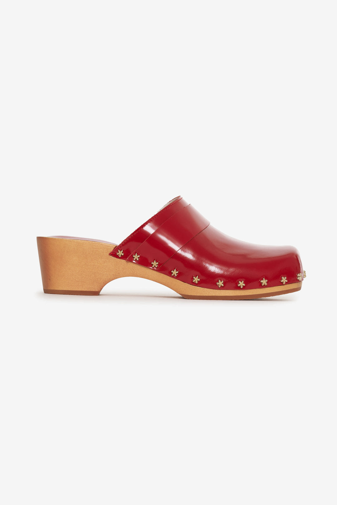 For Love and Lemons - Adahlia Clog - Red