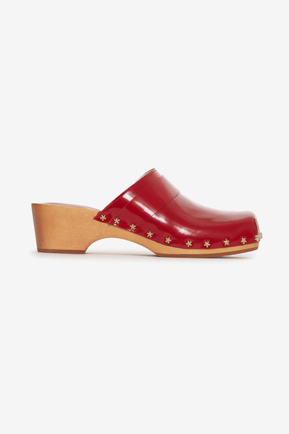 For Love and Lemons - Adahlia Clog - Red