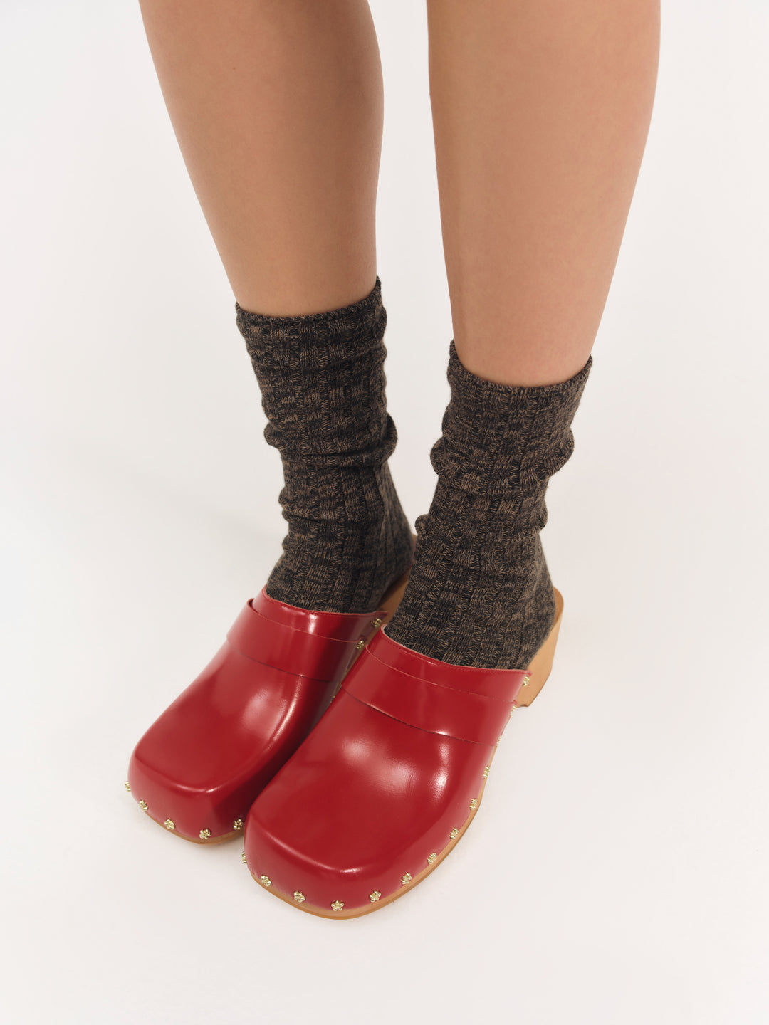 For Love and Lemons - Adahlia Clog - Red