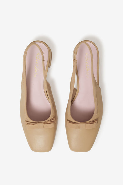For Love and Lemons - Josie Mule Heel - Nude