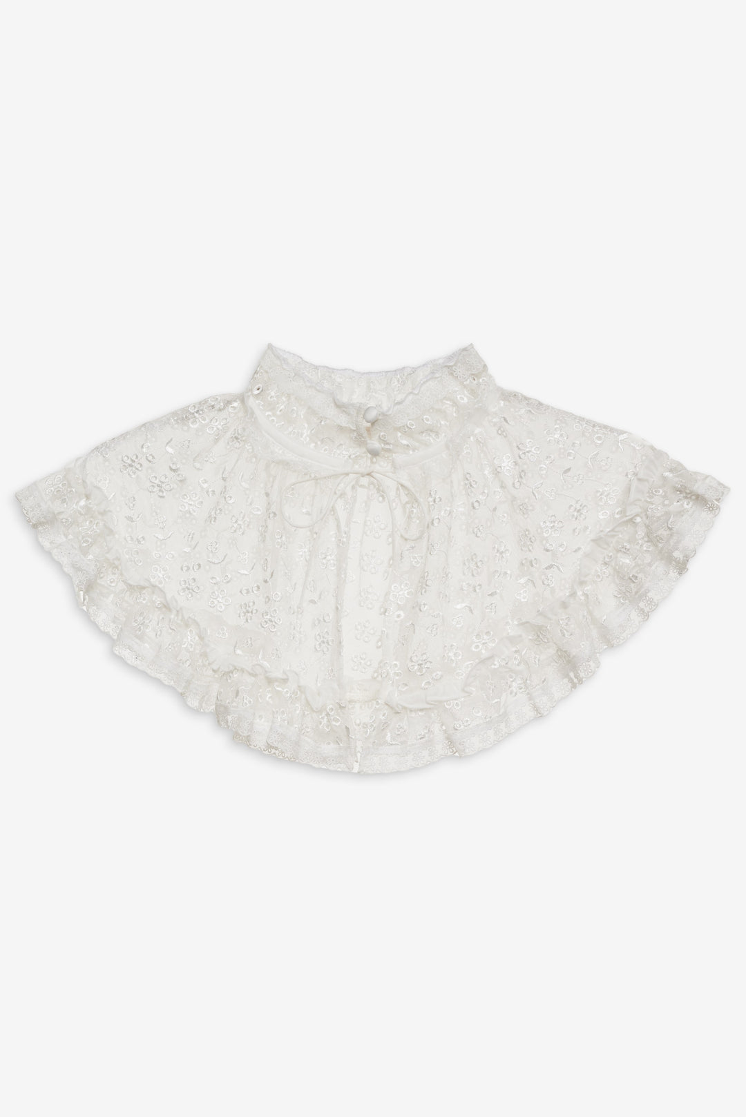 For Love and Lemons - Layer Cake Chiffon Collar - White