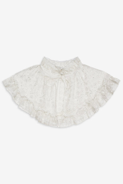 For Love and Lemons - Layer Cake Chiffon Collar - White