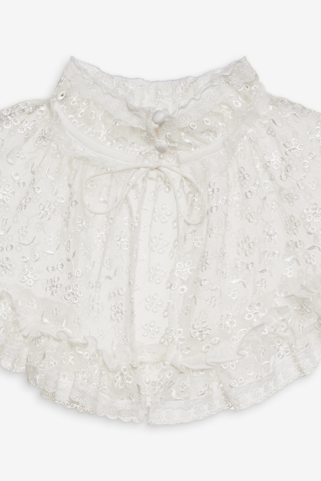 For Love and Lemons - Layer Cake Chiffon Collar - White