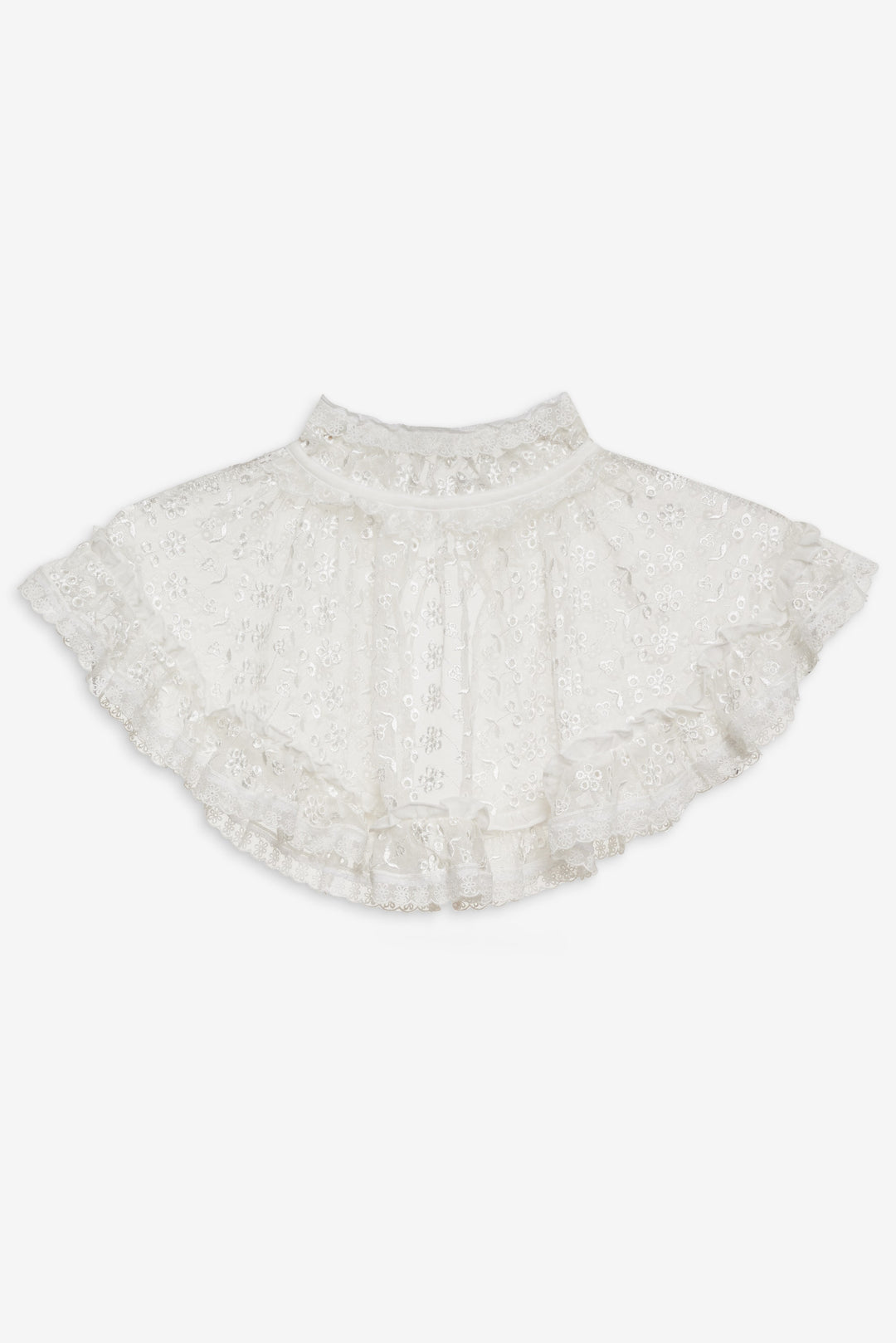 For Love and Lemons - Layer Cake Chiffon Collar - White