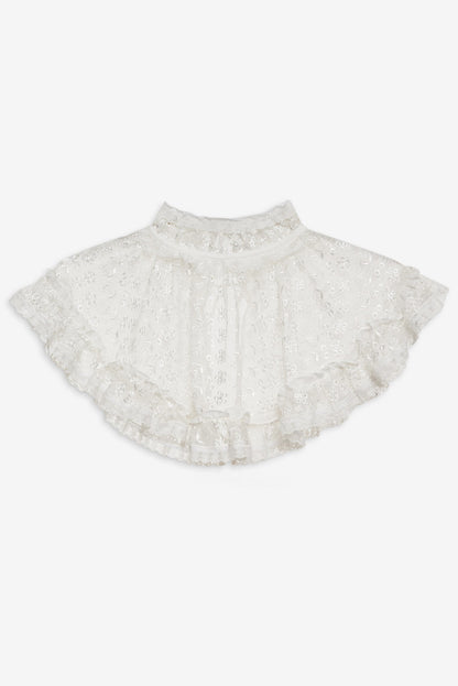 For Love and Lemons - Layer Cake Chiffon Collar - White