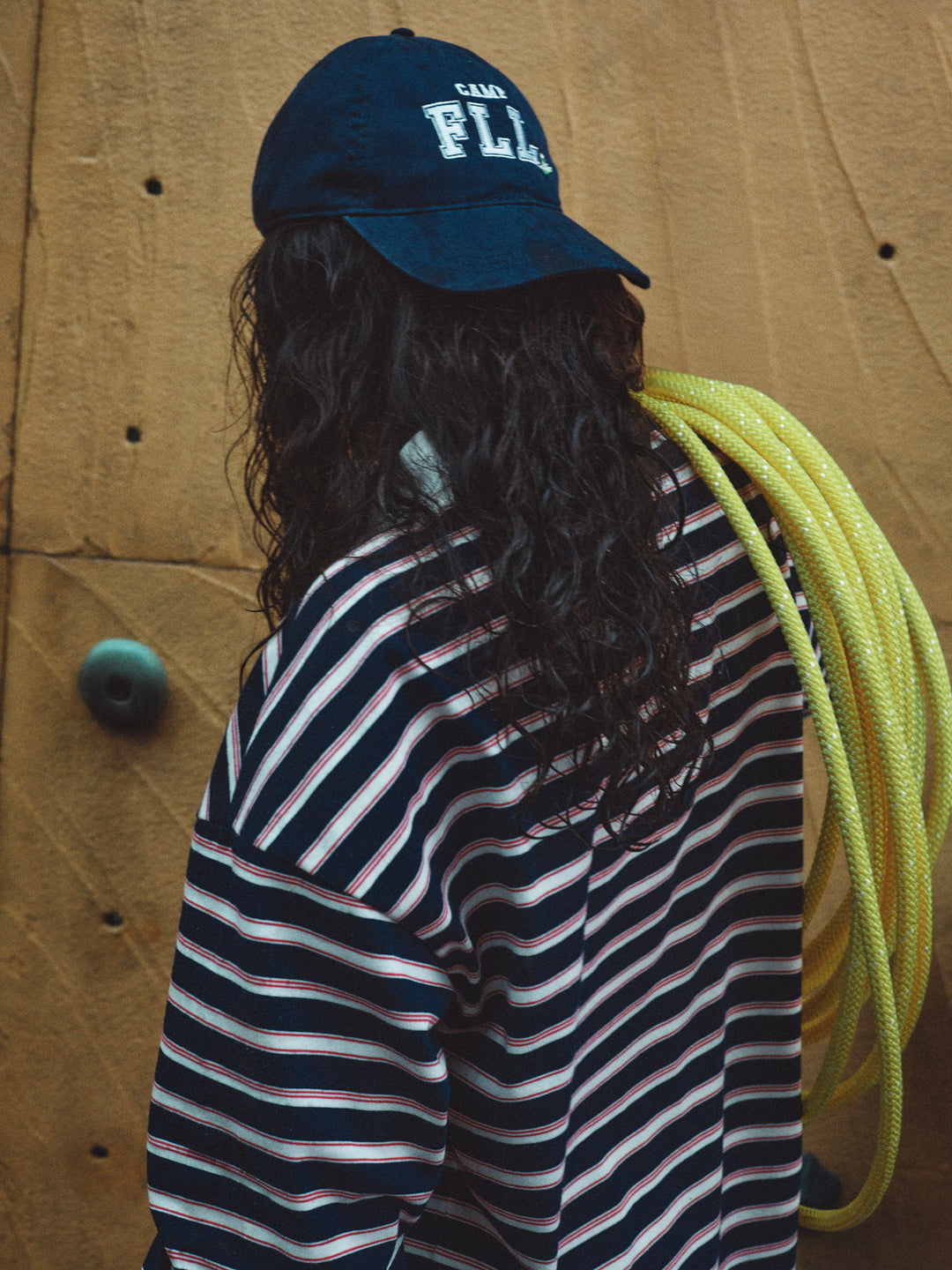 For Love and Lemons - Camp Embroidered Baseball Cap - Navy
