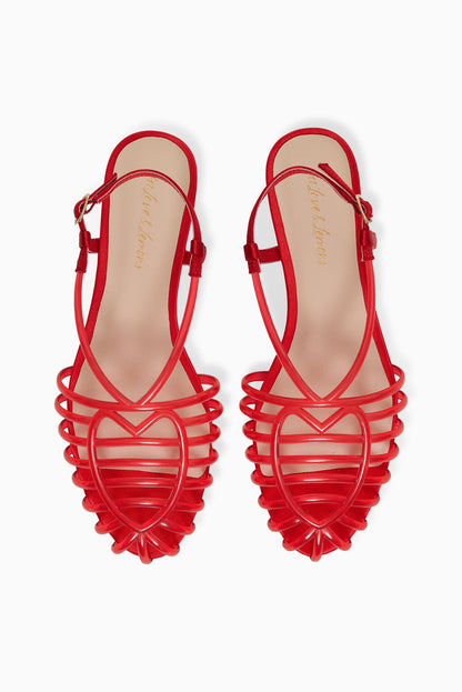 For Love and Lemons - Penny Flat - Red