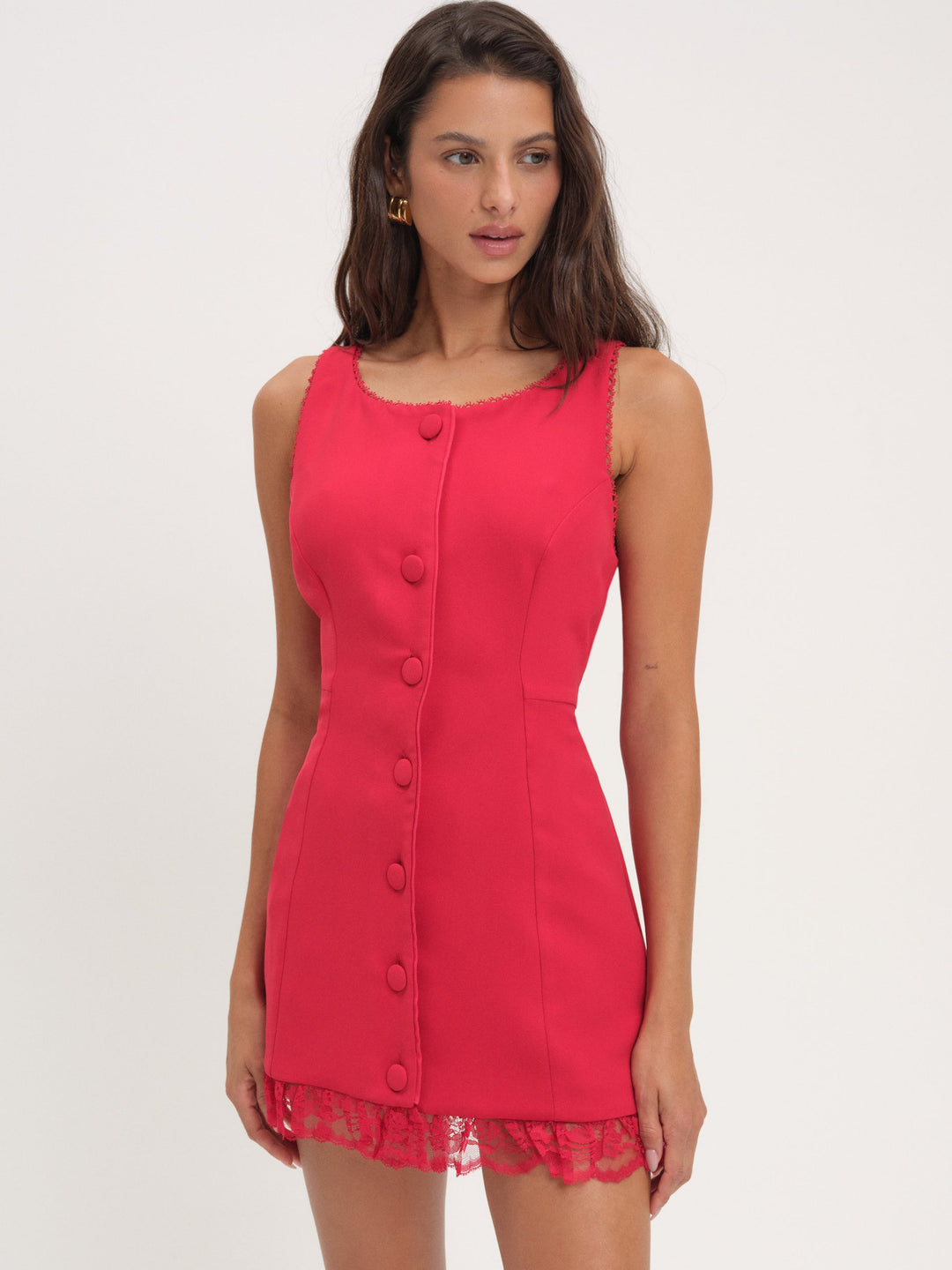 For Love and Lemons - Venus Mini Dress - Red