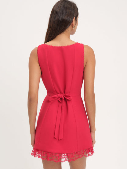 For Love and Lemons - Venus Mini Dress - Red