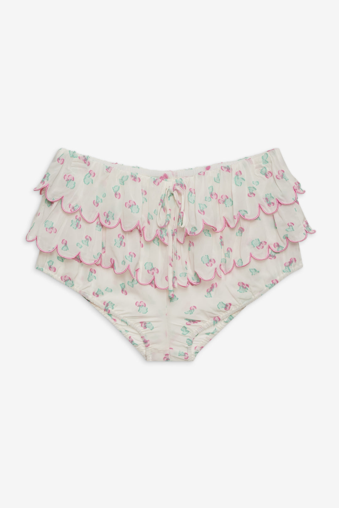 For Love and Lemons - Gidget Bloomer Short - White