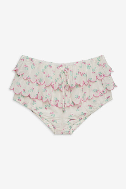 For Love and Lemons - Gidget Bloomer Short - White