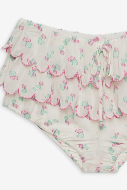 For Love and Lemons - Gidget Bloomer Short - White