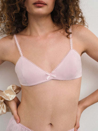 For Love and Lemons - Clarabell Bra Top Pink - Pink