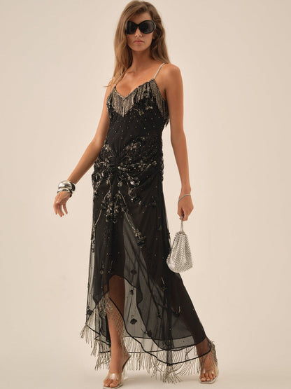 For Love and Lemons - Cher Maxi Dress - Black