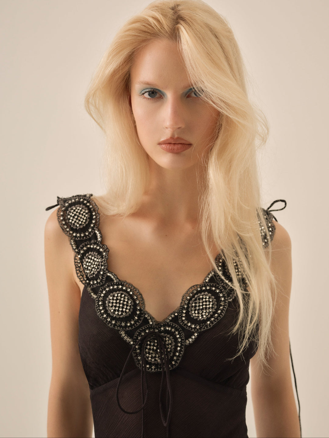 For Love and Lemons - Willa Silk Gown - Black