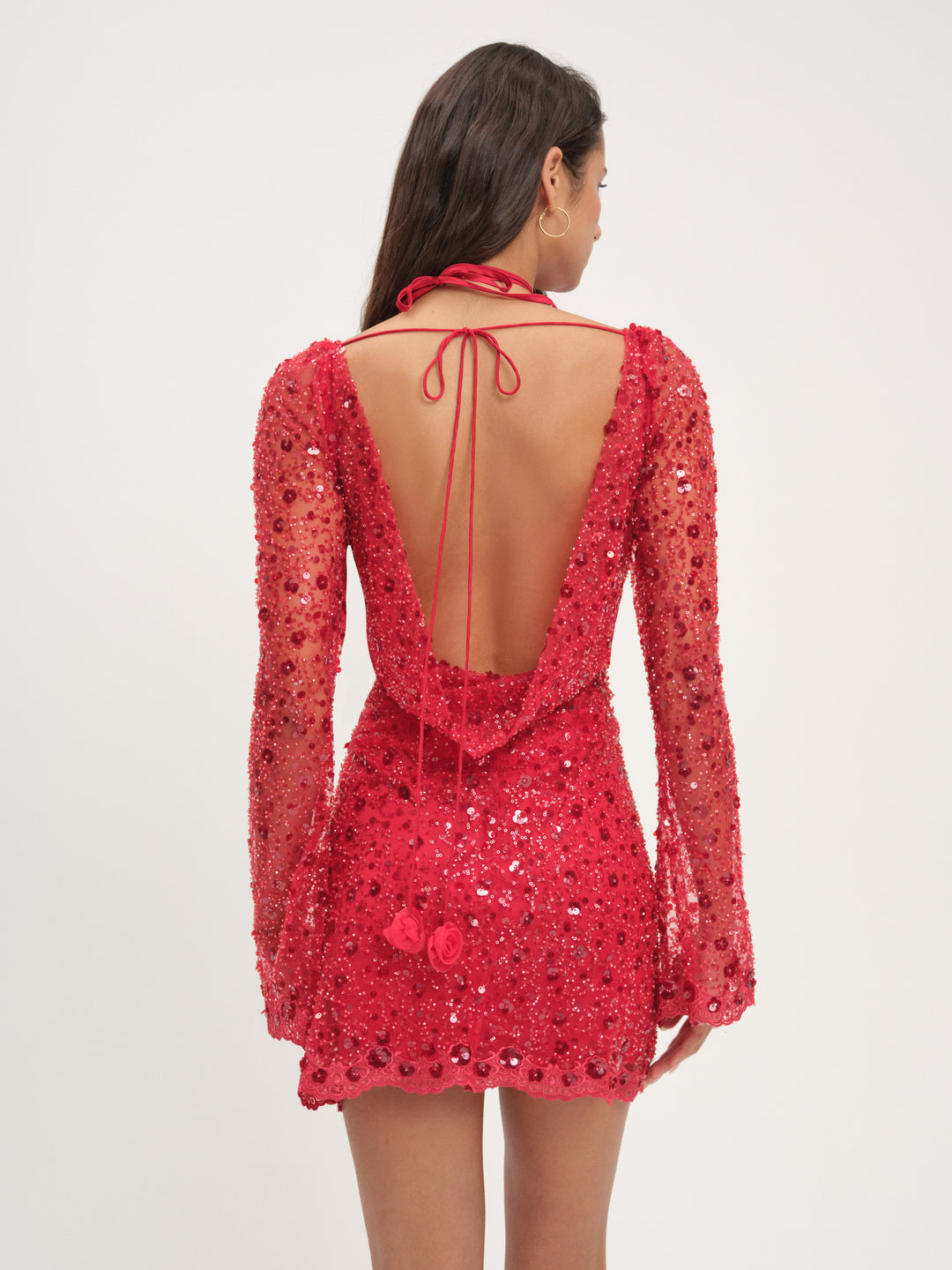 For Love and Lemons - Gwendolyn Mini Dress - Red