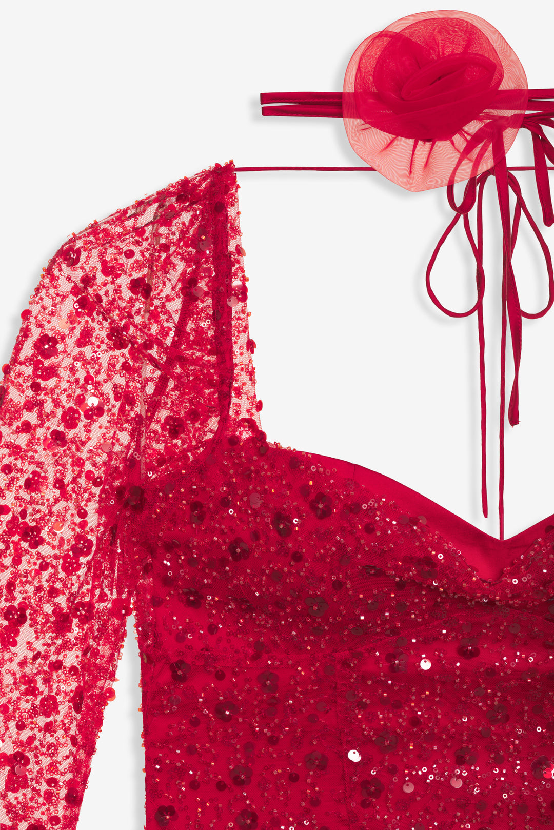 For Love and Lemons - Gwendolyn Mini Dress - Red
