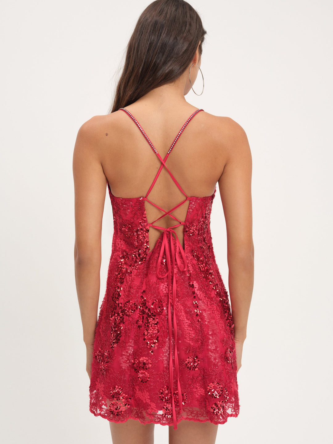 For Love and Lemons - Opal Mini Dress - Red