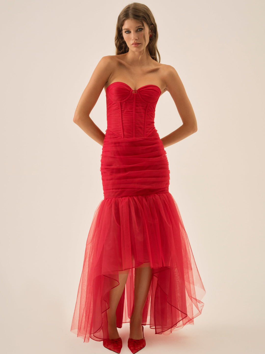 For Love and Lemons - Serafina Gown - Red