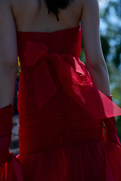 For Love and Lemons - Serafina Gown - Red