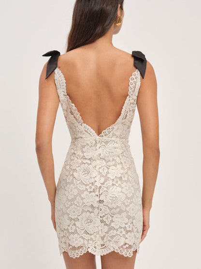 For Love and Lemons - Lakeside Mini Dress - Gold
