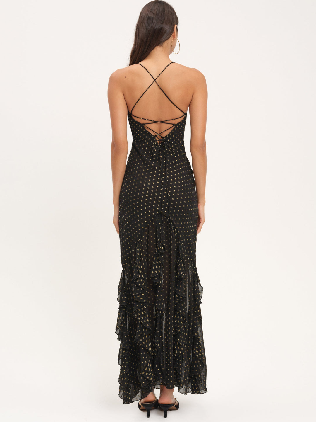 For Love and Lemons - Elea Maxi Dress - Black