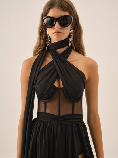 For Love and Lemons - Anya Gown  - Black