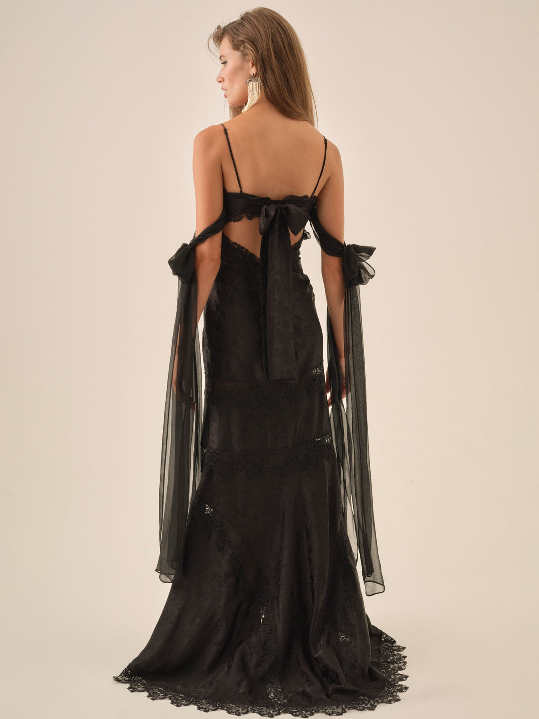 For Love and Lemons - Rita Lace Gown - Black