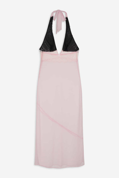 For Love and Lemons - Maia Maxi Slip Dress - Pink