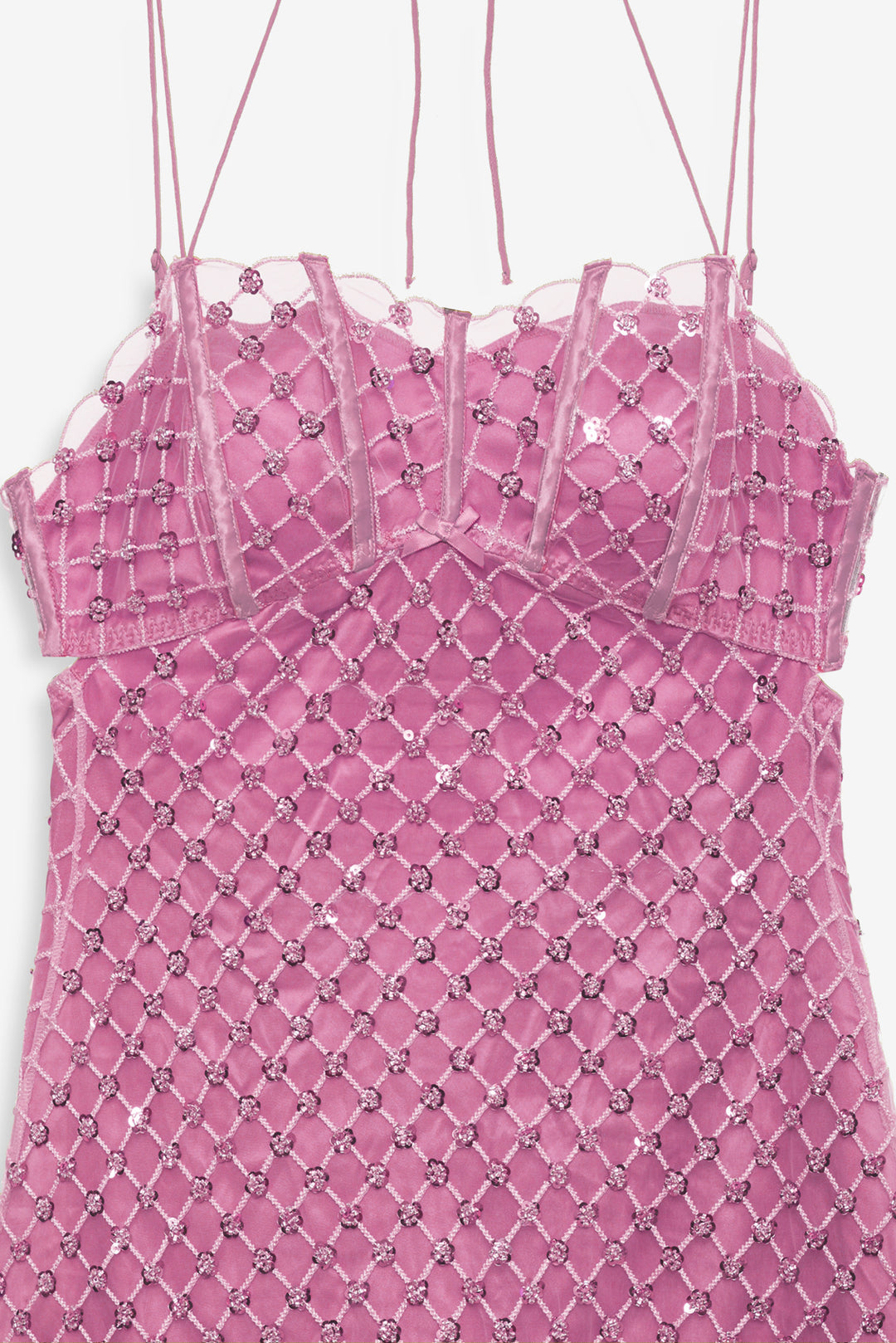 For Love and Lemons - Dazzle Me Slip Dress - Pink