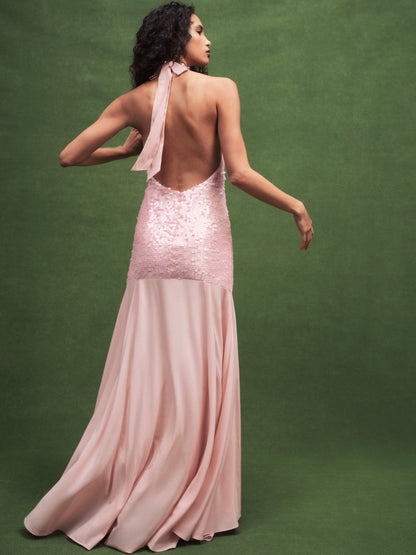 For Love and Lemons - Kiersten Gown - Pink