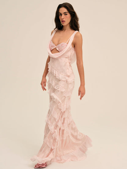 For Love and Lemons - Florence Gown - Pink
