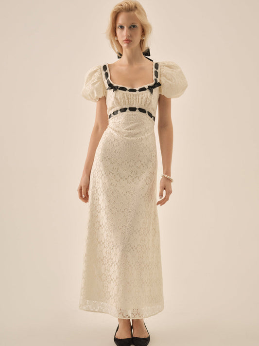 For Love and Lemons - Creampuff Lace Maxi Dress - Cream