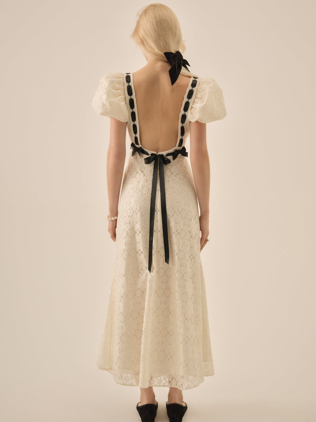 For Love and Lemons - Creampuff Lace Maxi Dress - Cream