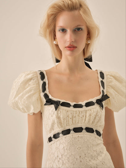 For Love and Lemons - Creampuff Lace Maxi Dress - Cream
