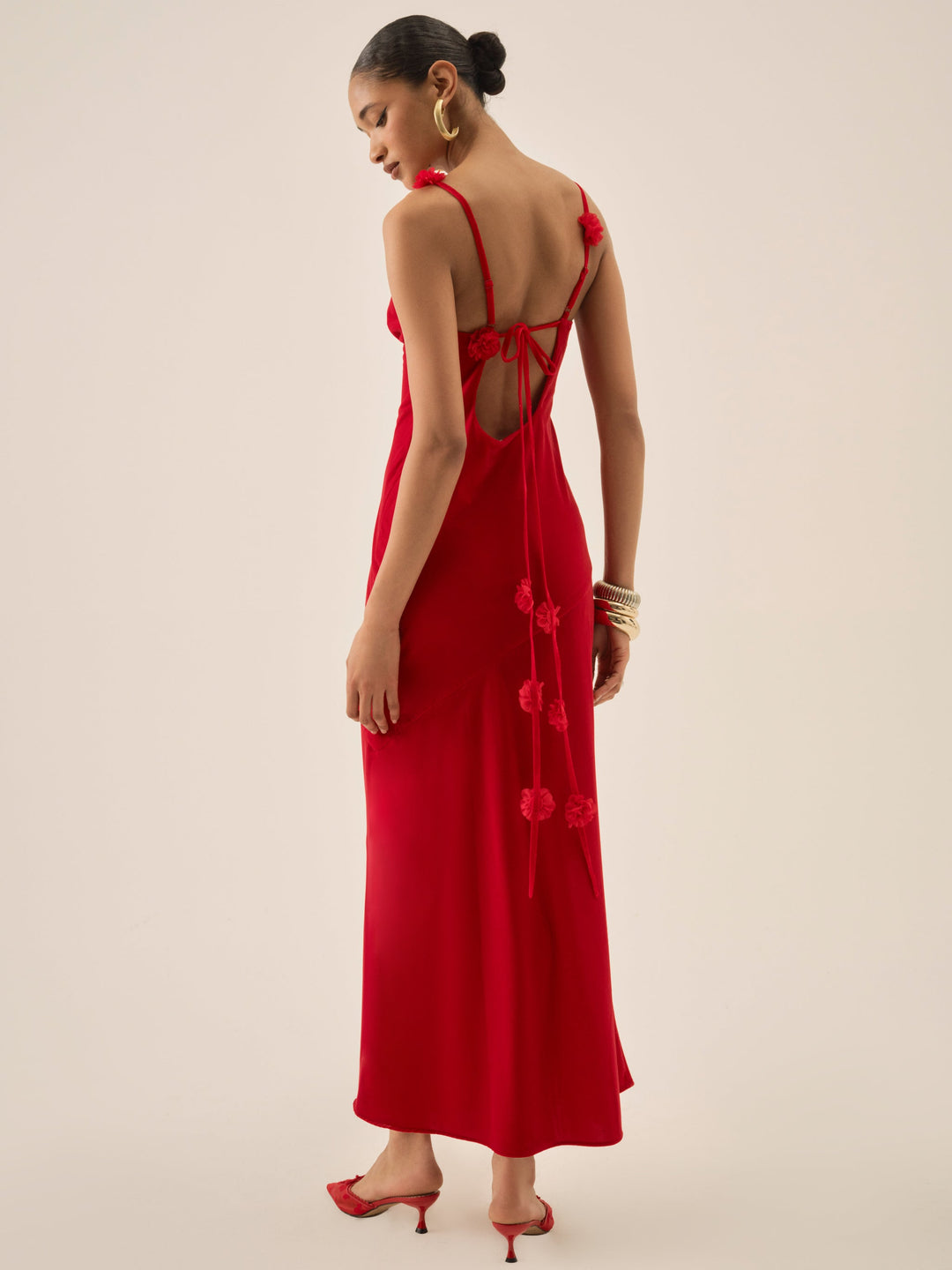 For Love and Lemons - Huda Maxi Dress - Red