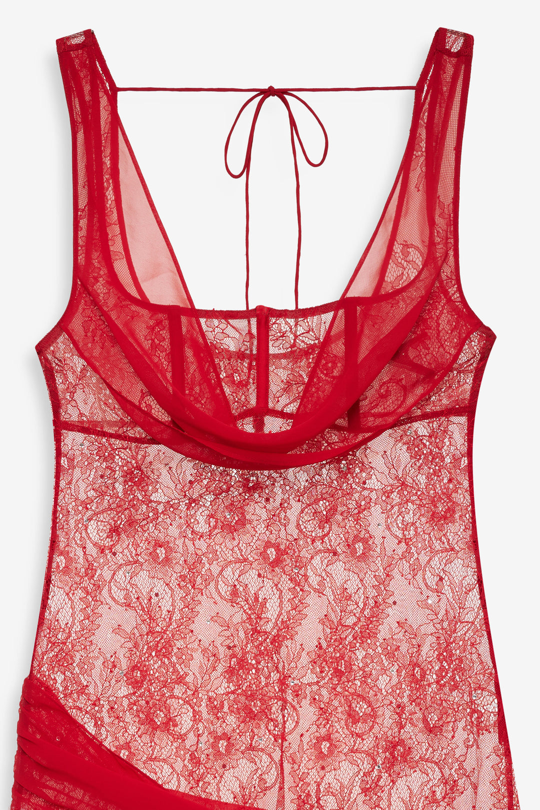 For Love and Lemons - Sonja Slip Dress - Red
