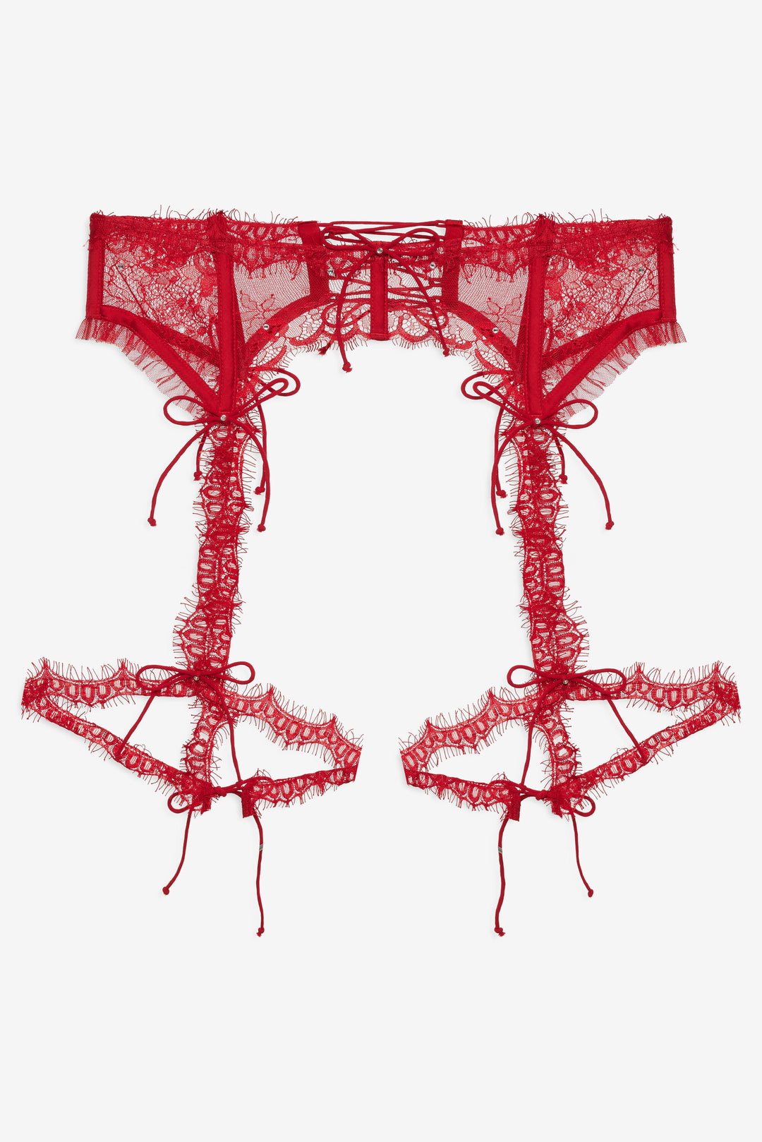 For Love and Lemons - Sonja Garter Belt - Red